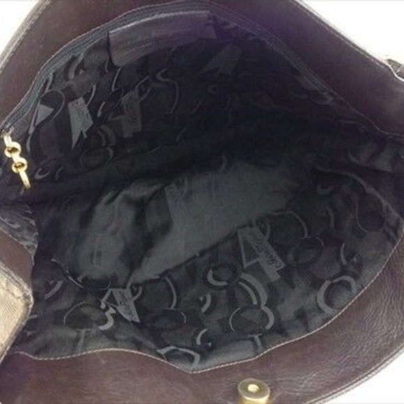 Salvatore Ferragamo Tote bag Vera Brown canvas Woman unisex Authentic Used G1330 - Picture 5 of 8